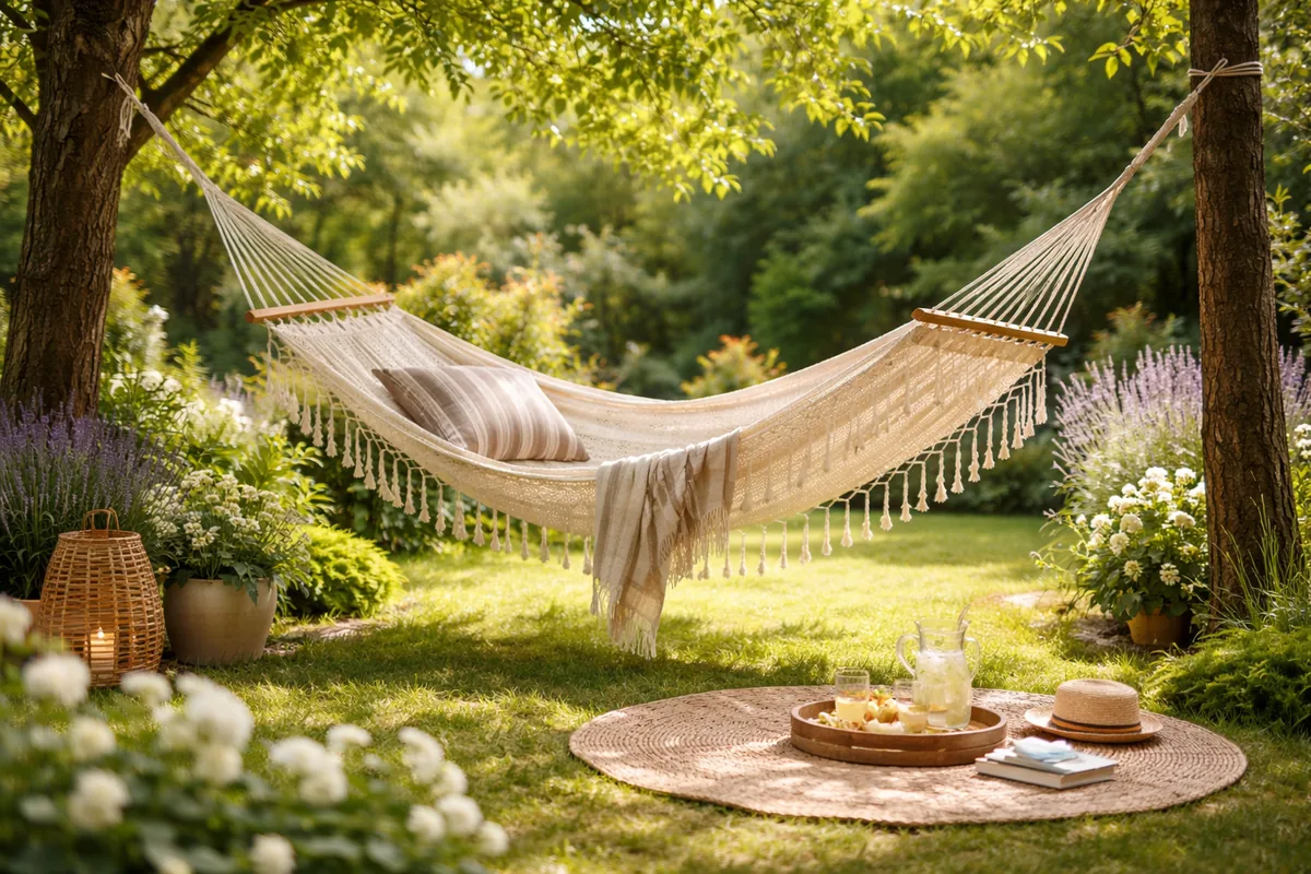 Comment choisir un hamac suspendu pour un jardin confortable et relaxant